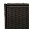 vidaXL Garden Storage Box in Black