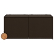 vidaXL Garden Storage Box in Brown