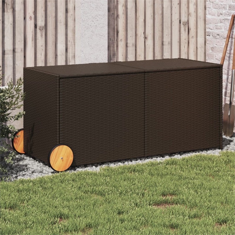 vidaXL Garden Storage Box in Brown