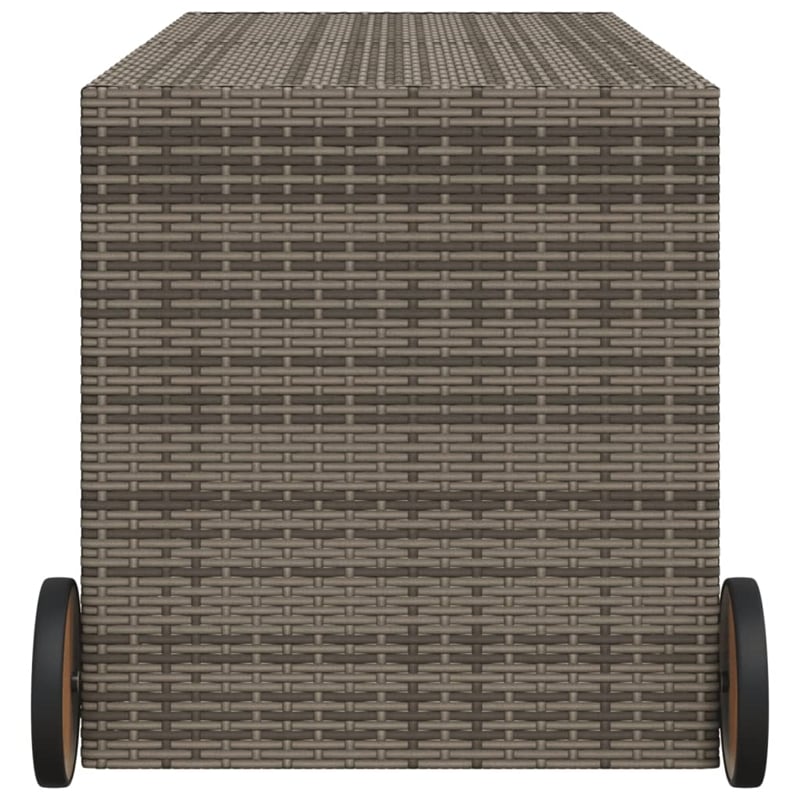 vidaXL Garden Storage Box in Gray