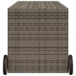 vidaXL Garden Storage Box in Gray