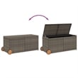 vidaXL Garden Storage Box in Gray
