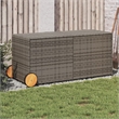 vidaXL Garden Storage Box in Gray