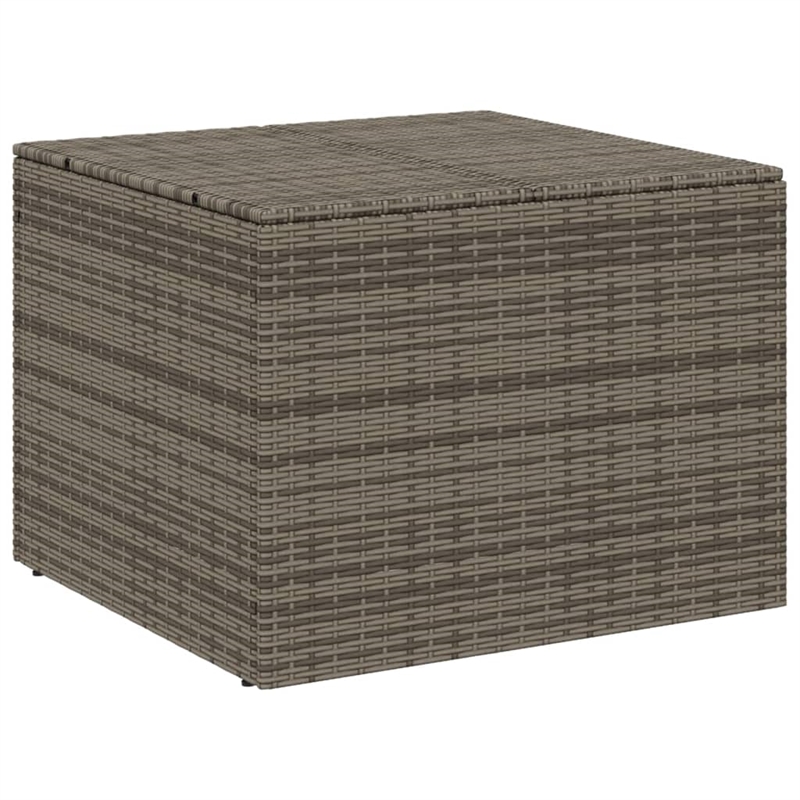 vidaXL PE Rattan Garden Storage Box in Grey