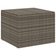 vidaXL PE Rattan Garden Storage Box in Grey