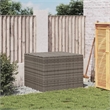 vidaXL PE Rattan Garden Storage Box in Grey