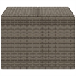 vidaXL PE Rattan Garden Storage Box in Grey