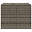 vidaXL PE Rattan Garden Storage Box in Grey