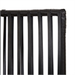 vidaXL Room Divider 6 Panels Poly Rattan in Black