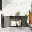 vidaXL Garden Storage Cabinet in Gray