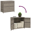 vidaXL Garden Storage Cabinet in Gray
