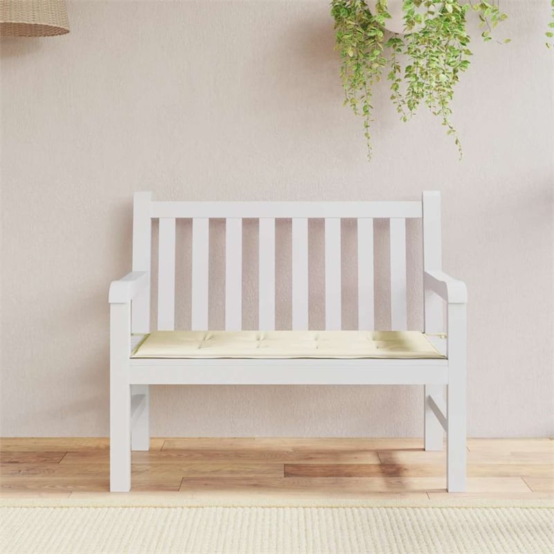 vidaXL Garden Bench Cushion in Cream