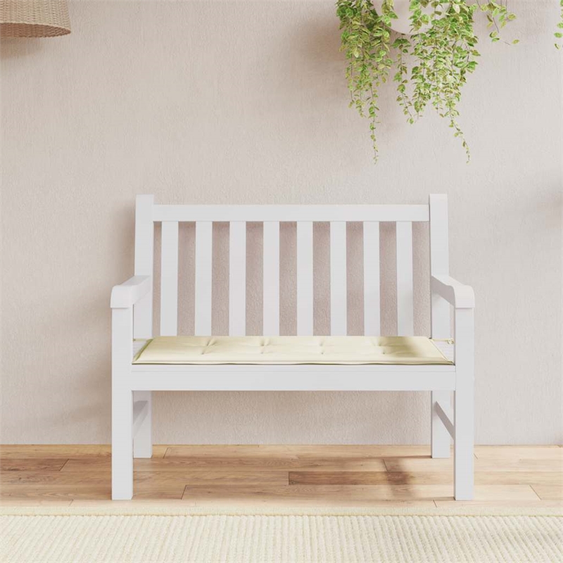 vidaXL Garden Bench Cushion in Cream