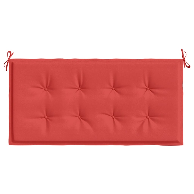 vidaXL Standard Waterproof Garden Bench Cushion in Red