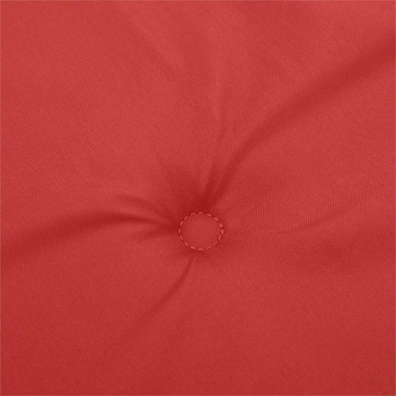 vidaXL Standard Waterproof Garden Bench Cushion in Red