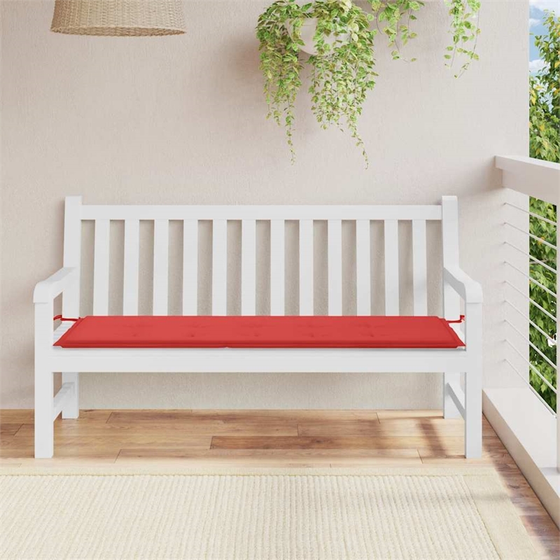 vidaXL Garden Bench Cushion in Red