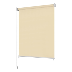 vidaXL 86.6 x 55.1&quot Roller Blind in Cream