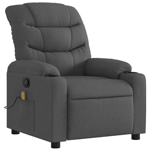 vidaXL Massage Recliner Chair in Dark Grey