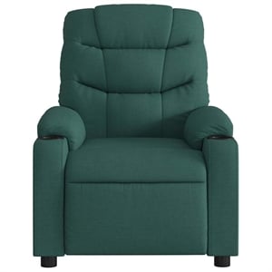 vidaXL Massage Recliner Chair in Dark Green
