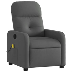 vidaXL Massage Recliner Chair in Dark Gray