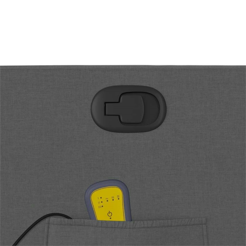 vidaXL Massage Recliner Chair in Dark Gray