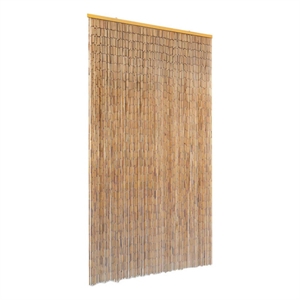 vidaXL 39.4&quotx78.7&quot Insect Door Curtain in Brown