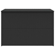 vidaXL PE Rattan Outdoor Storage Box in Black