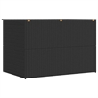 vidaXL PE Rattan Outdoor Storage Box in Black