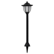 vidaXL Polypropylene Standard Solar Lamp in Black (Set of 3)