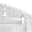 vidaXL Galvanized Steel Greenhouse in White
