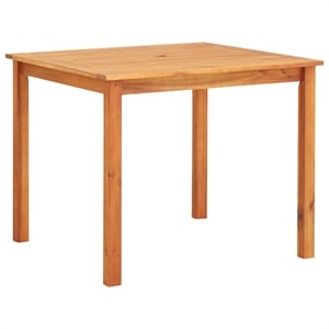vidaXL  Solid Acacia Wood Medium Durable Table in Natural