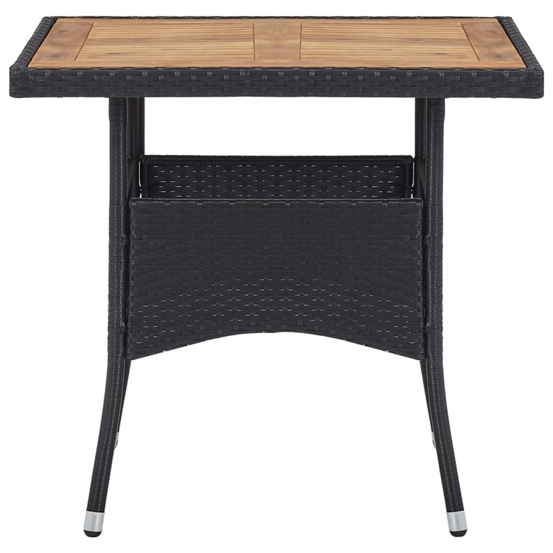 vidaXL Outdoor Dining in Black and Brown