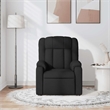 vidaXL Fabric Massage Recliner Chair in Black