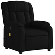 vidaXL Fabric Massage Recliner Chair in Black