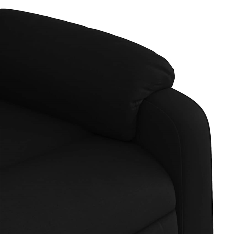 vidaXL Fabric Massage Recliner Chair in Black
