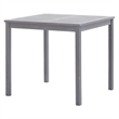 vidaXL Solid Acacia Wood Table in Gray