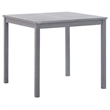 vidaXL Solid Acacia Wood Table in Gray