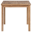 vidaXL Solid Teak Wood Standard Table in Natural/Brown