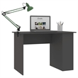 vidaXL Rectangular Engineered Wood Medium Desk in Grey