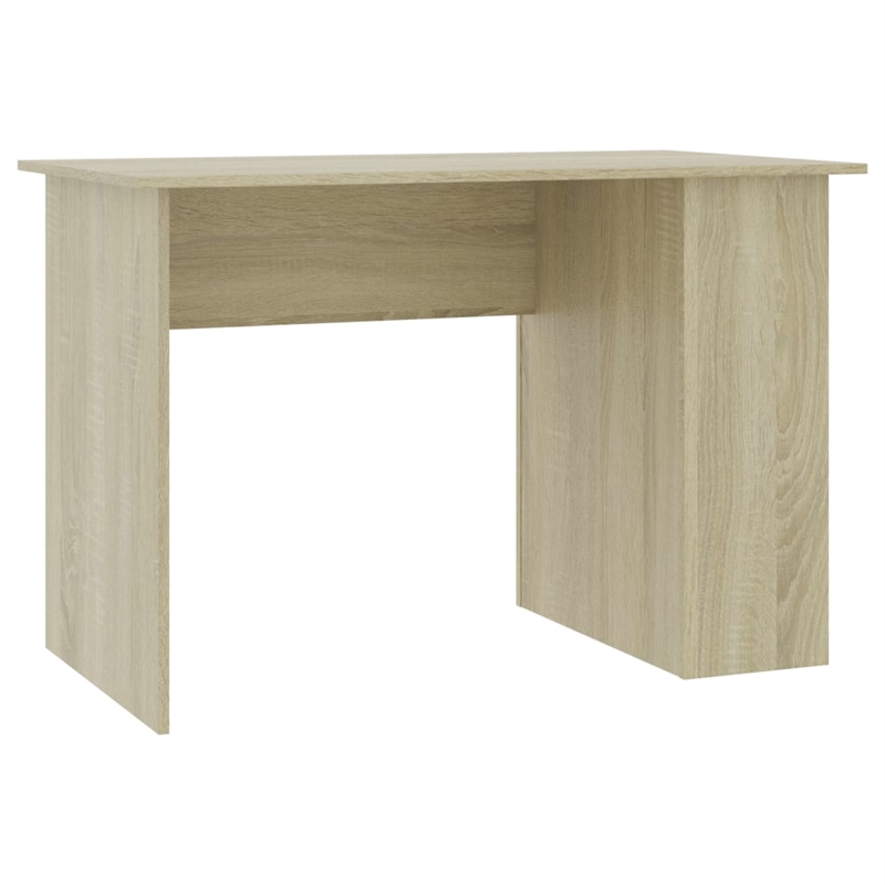 vidaXL Engineered Wood Medium Computer Desk in Sonoma Oak