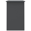vidaXL Engineered Wood Desk in Gray