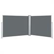 vidaXL Side Awning in Anthracite Polyester