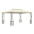 vidaXL 9.8'x13.1'x8.7' Gazebo with Nets in Cream
