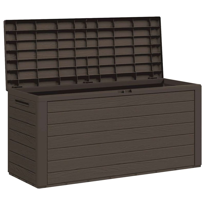 vidaXL Polypropylene Storage Box in Brown