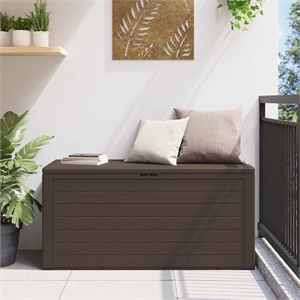 vidaXL Polypropylene Storage Box in Brown