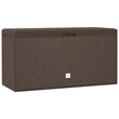vidaXL Polypropylene Garden Storage Box in Brown