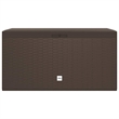 vidaXL Polypropylene Garden Storage Box in Brown