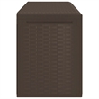 vidaXL Polypropylene Garden Storage Box in Brown