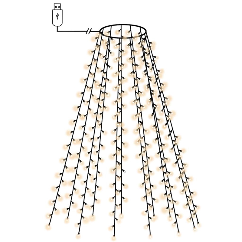 vidaXL LED String Tree Light in Warm White
