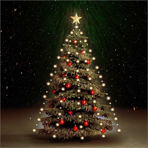 vidaXL LED String Tree Light in Warm White